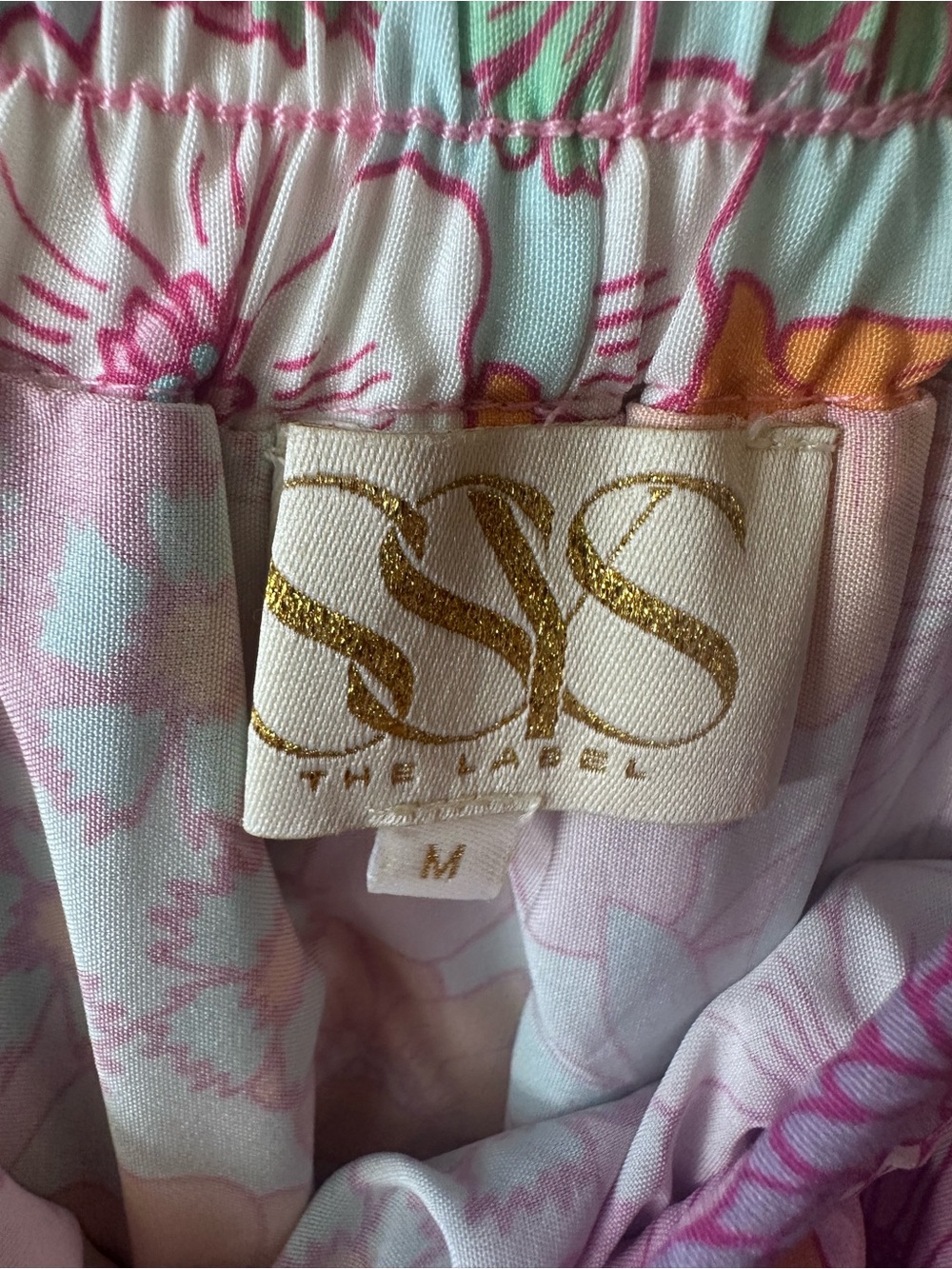 Tiered Floral Maxi Skirt in Pink - Picture 3 of 4